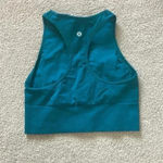 Lululemon ebb to train sports bra in the color laguna. In size 6 Photo 3