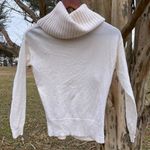 Karen Millen  Ivory Turtleneck Cowl Neck Knit Sweater Preppy Cottagecore Boho Photo 3