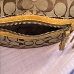 Coach Vintage  Signature Canvas Monogram with Tan Leather Crossbody/Shoulder Bag Photo 8