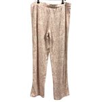 Lucky Brand  Dusty Pink Cream Soft Pajama Loungewear PJ Drawstring Waist Pants M Photo 6