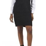 Tahari  black mixed media sweater dress NWT Photo 0