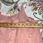 &merci &merci women’s size medium keyhole back Swiss dot dress lined light blush pink Photo 8