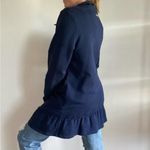 Matilda Jane ‎ Million Little Things Jacket Navy Roll Tab Sleeves Size SMALL Photo 1