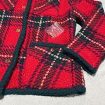 Boyne Valley Weavers handmade in Ireland cardigan sweater Red Size L Photo 1