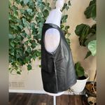 Christian Sirianio CHRISTIAN SIRIANO Faux Leather black Tank Top | small Photo 4