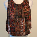 Allison Joy New With Tags Evereve  Mara Smocked Tank Sz M Photo 0