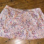 Lands End pink paisley beachy modest 14 swim skort Orange Photo 4