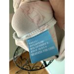 J. McLaughlin  Faux Wrap Catalina Cloth Dress Blue Pink Chains M Stretch Slimming Photo 5