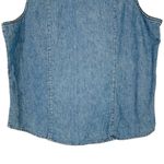 Harley Davidson Vintage  Sleeveless Denim Shirt Size XL Photo 5