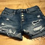 KanCan Button up cutoff distressed jeans shorts Photo 0