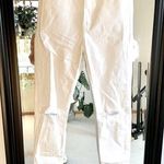 Forever 21  White Distressed Jeans Photo 0
