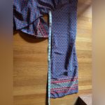 Peach royal Moroccan jumpsuit, size small Blue Photo 3