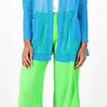 Lug Skeeter Sheer Illusion Cardigan Small Sky Blue Photo 0