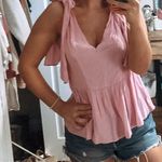 ASOS Pink v-neck tank top Photo 0