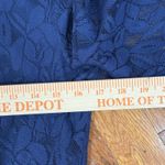 London Times  Lace Overlay Dress Blue Size 4 Photo 5