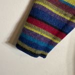 Jones New York Vtg  Sport Lambswool Striped V-Neck Sweater Pullover Women's Small Photo 7