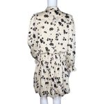 Heartloom Dress Womens Medium Cream Black Floral Joey Blouson Party Cocktails Photo 3