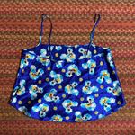 Disney VTG MICKEY MOUSE  SATIN CAMI CROP TOP Photo 3
