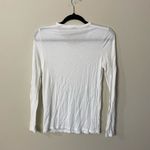 Banana Republic #165  white signature long sleeve tee Photo 2