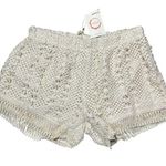 Raga  Eggshell Cream Boho Shorts Photo 0
