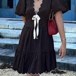 House Of Harlow 1960 Revolve Linen Mini Dress Brown Size 2 Photo 0