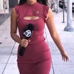 Bailey 44 women’s Bewitched ruffle-trimmed cutout ribbed-knit bodycon dress XS Photo 7