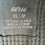 Aerie  Green Long Sleeve Waffle Crewneck Sweater Women's XS Photo 3