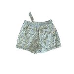 Marc New York  Blue Green Ikat High Waist Belt Shorts Size Large NEW NWT Photo 4