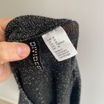 H&M Divided Silver Tinsel Knit Dark Grey Sweater Photo 3
