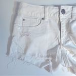American Eagle  White Denim‎ Shorties Shorts Size 4 Photo 2