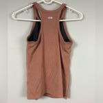 prAna  Becksa Cloud Blush Heather Ribbed Tank Top XS Activewear Running Workout Photo 2