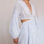 A.L.C. NEW NWT Irene Cutout Dress In Ice Water Blue Photo 6