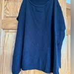Loft  - Long Sleeve Soft Ribbed Knit Open Front Poncho Sweater Photo 0