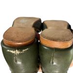 Free People  Beaumont Olive Green Woven Sandals Women’s Size 38 Photo 3