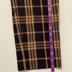 Wilfred Aritzia Darontal Black/Yellow/Dark Wine Plaid Pants Sz 00 24” Waist EUC Photo 6