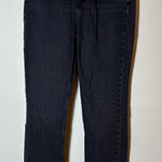 ZARA  Black Raw Hem Straight‎ Leg Jeans with Ankle Slit Size 4 Photo 0