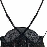 1. State Womens Jumpsuit Pants Lace Trimmed Floral Spaghetti Strap Black Red XL Photo 11