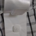 Madewell  Windowpane Plaid Crinkle Polo Crop Top XS New Photo 8