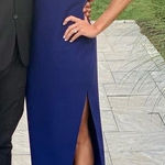 Likely  Gown Blue with Cutouts‎ size 4 R Photo 0
