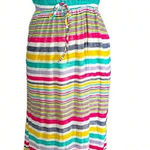 Tommy Hilfiger  (Tommy girl) Maxi Dress Striped Strapless Size S Photo 0