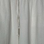 Om & Ah From The Earth Sz L / XL Ribbed Knit Lounge Pants White Wide Leg Photo 4