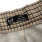 ZARA Pants Womens XS Brown Trousers Workwear Minimalist Chic Retro Photo 2