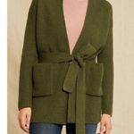 Amour Vert  Olive Green Women's Sweater Cardigan Photo 0