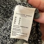 American Eagle  Open‎ Cardigan Black Gray White Size M Long Photo 3