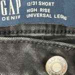 Gap Women’s Black Denim High Rise Universal Legging Jeans | Size 12/32 Short Photo 8