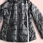 Calvin Klein Women's Black Faux Fur Hooded Puffer Size S Photo 5