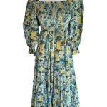 Love Shack Fancy  x Revolve - Floral Print Capri Dress in Acai Berry Sz XS Photo 2