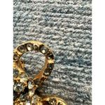 Gold Tone Big Cat Jaguar Leopard Rhinestone Brooch Photo 4