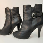 Kelly & Katie ‎ Buckle Platform Heeled Ankle Boots Photo 0