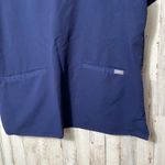 FIGS  Navy Blue V Neck Two Pocket Scrub Top Womens Size XXL Photo 1